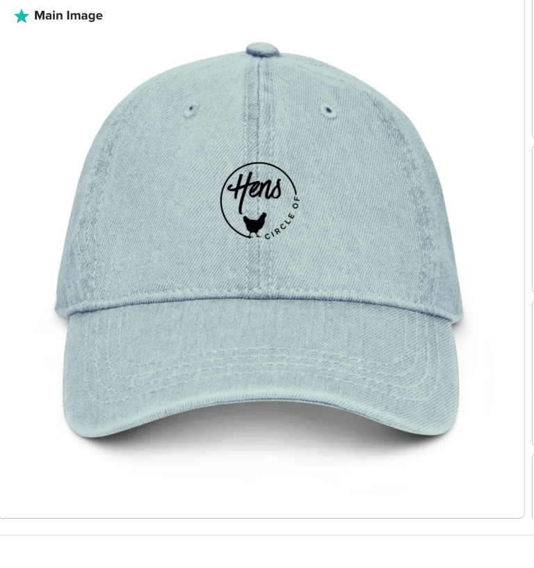 Circle of Hens Denim Cap